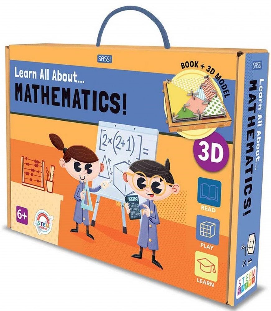 Sassi- Learn All About…Mathematics! Book + 3D Model