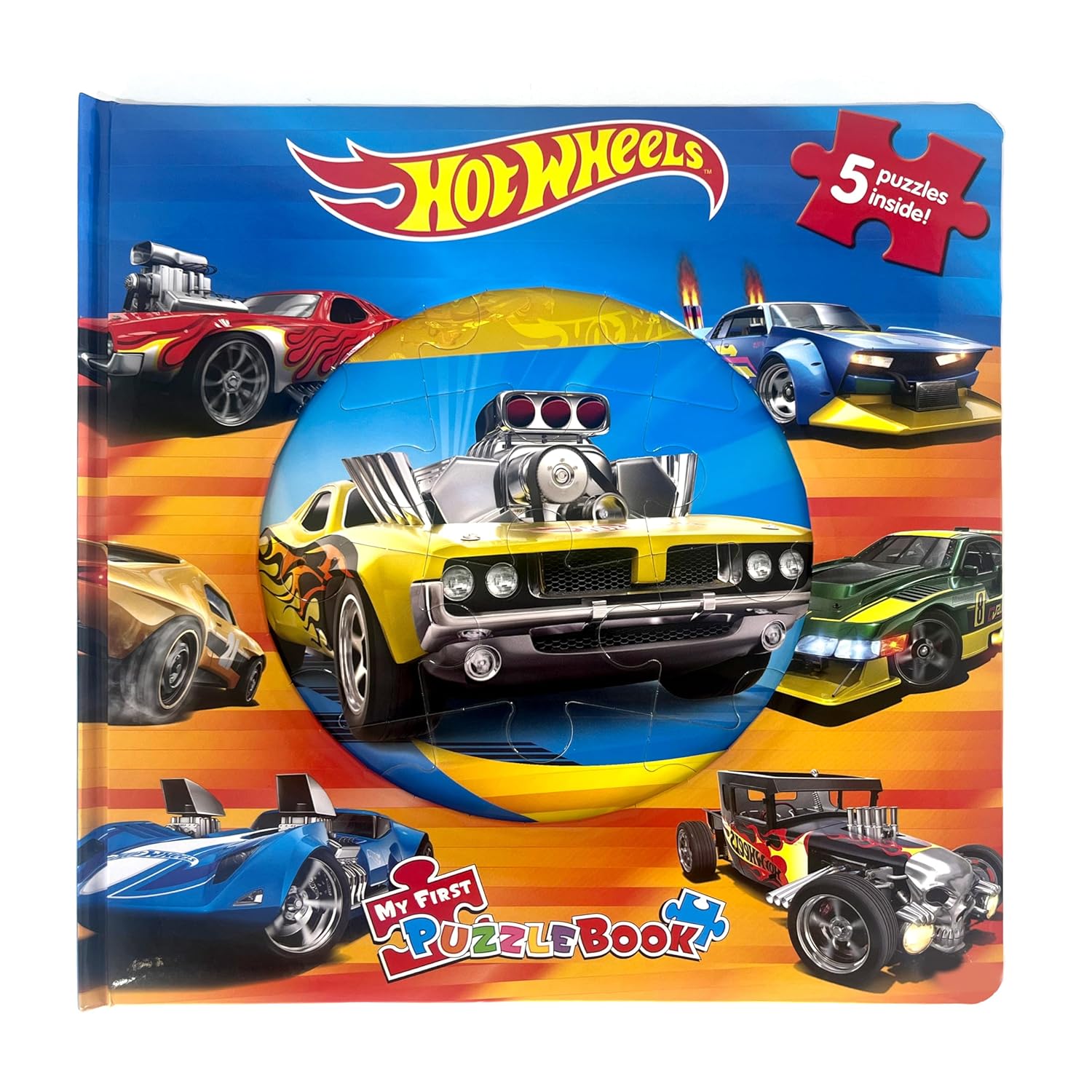 My First Puzzle Book: Hot Wheels