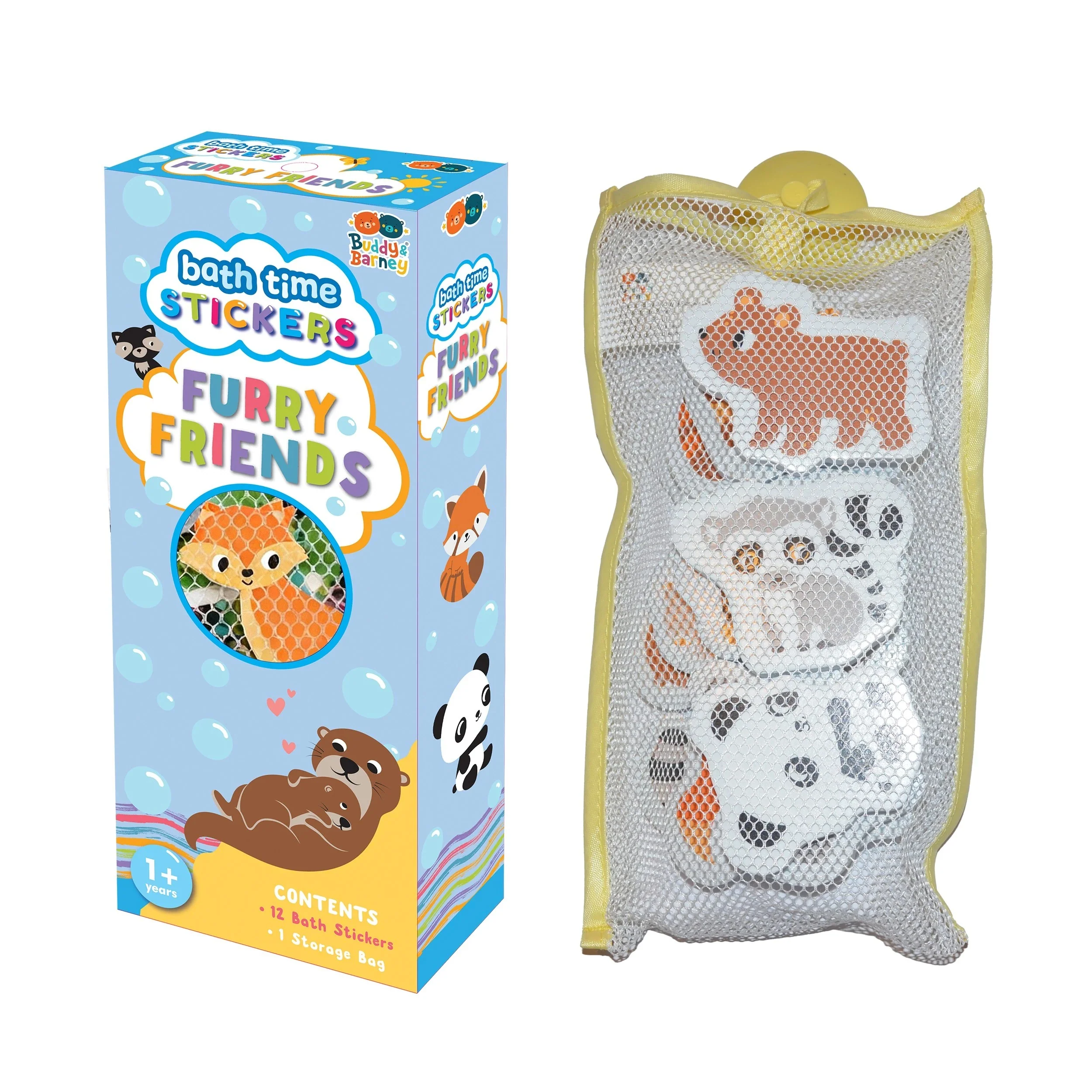 Buddy & Barney: Bath Time Stickers Furry Friends