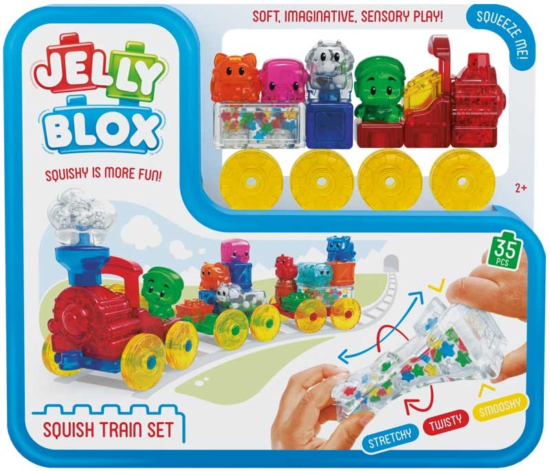 Jelly Blox: Squish Train Set