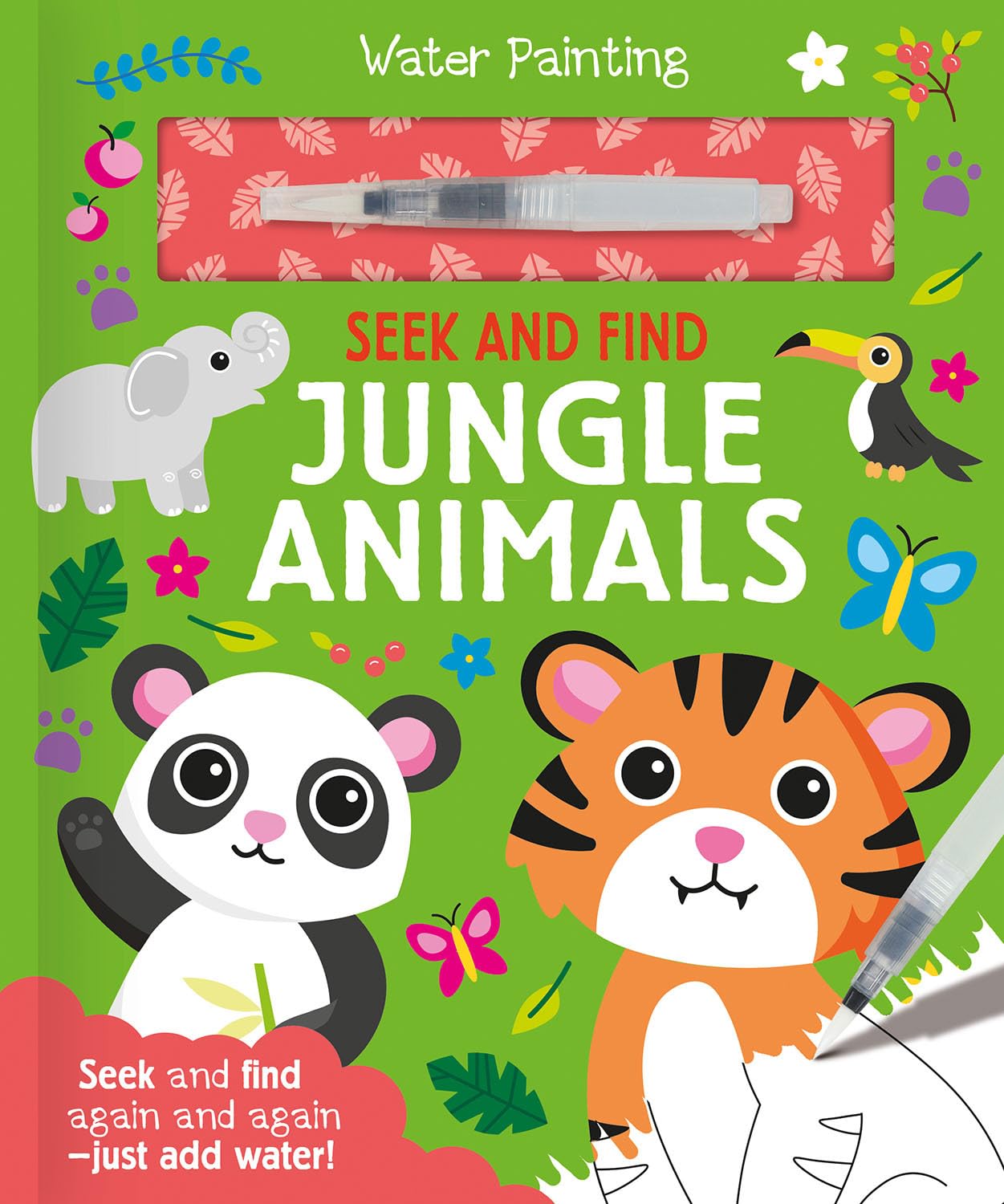 Water Painting: Jungle Animals Seek and Find