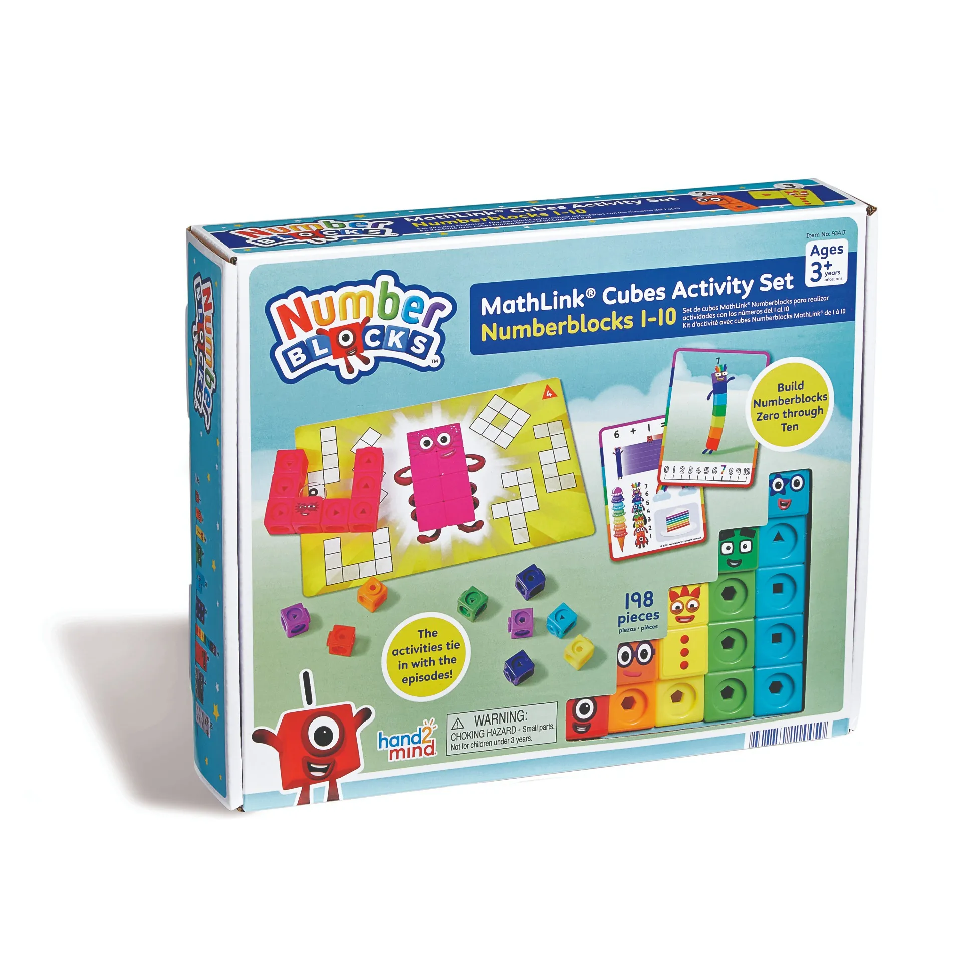 NumberBlocks: MathLink Cubes 1-10 Activity Set