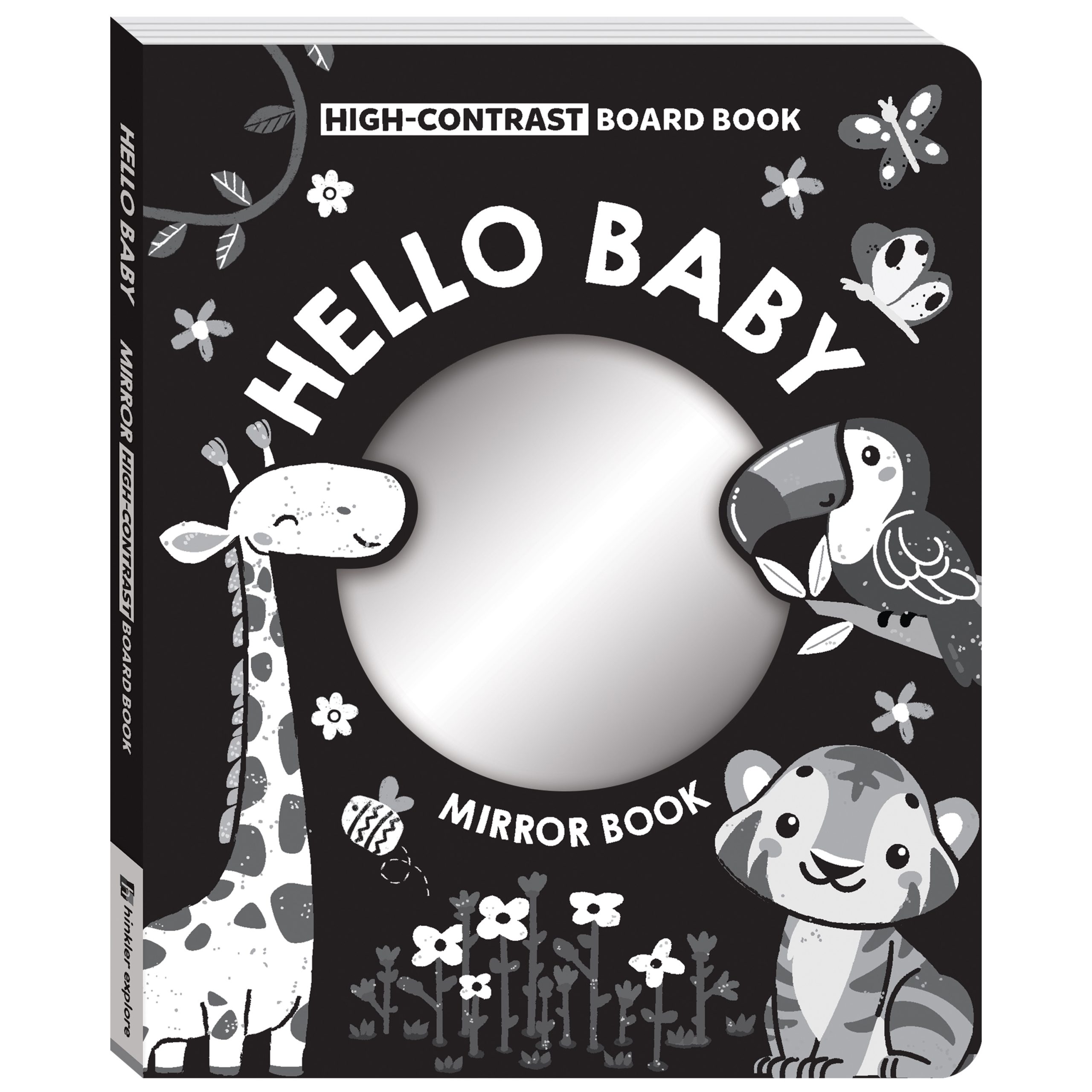 Hello Baby Mirror Book High-Contrast Board Book