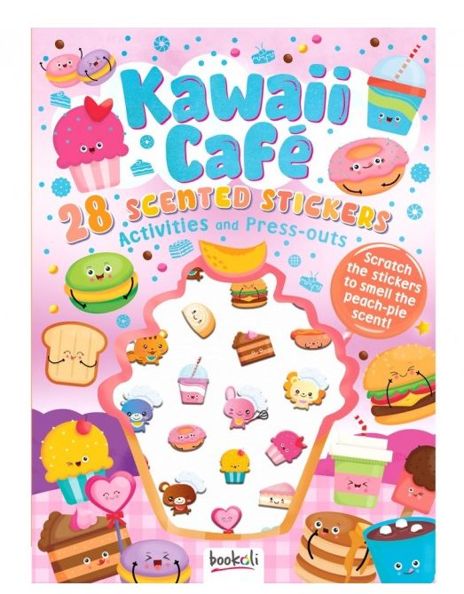 Kawaii Cafe 28 Scented Stickers Activities and Press-outs