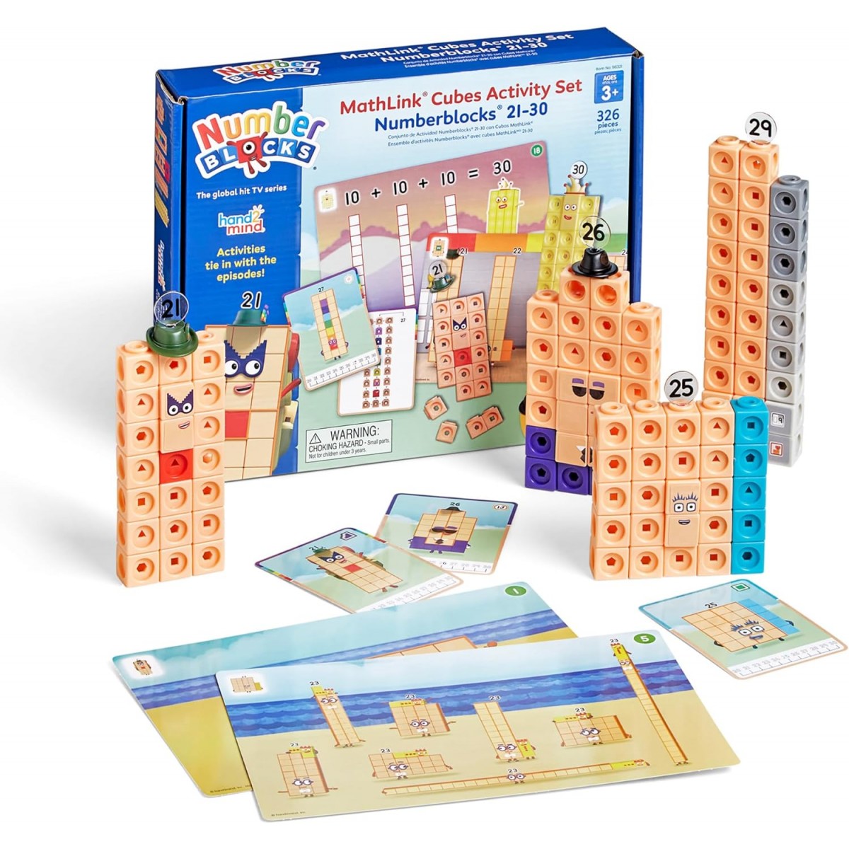 NumberBlocks: MathLink Cubes 21-30 Activity Set