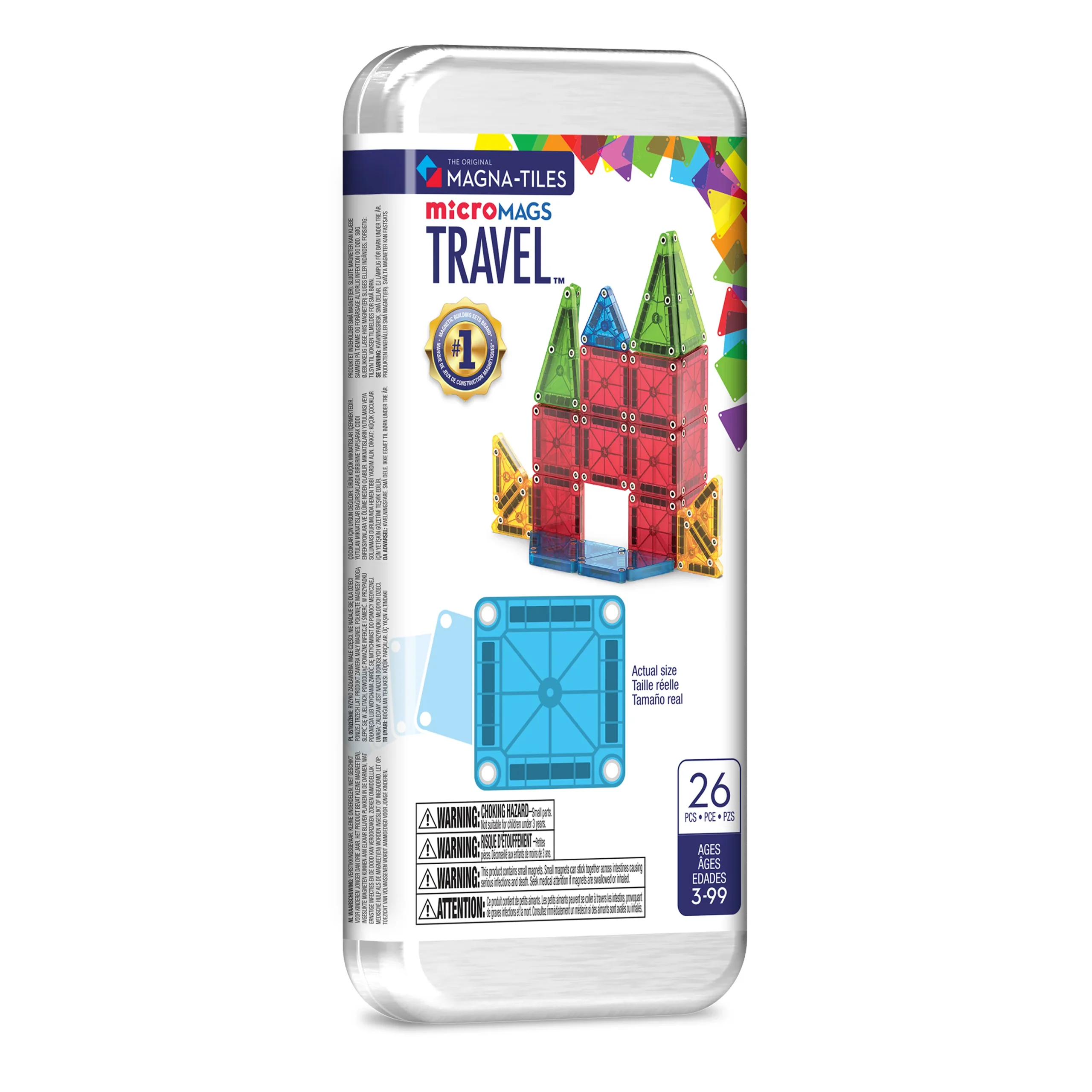 The Original Magna-Tiles Micro Mags Travel 26 pcs