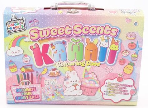 Colour & Carry: Sweet Scents Kawaii Colouring Case