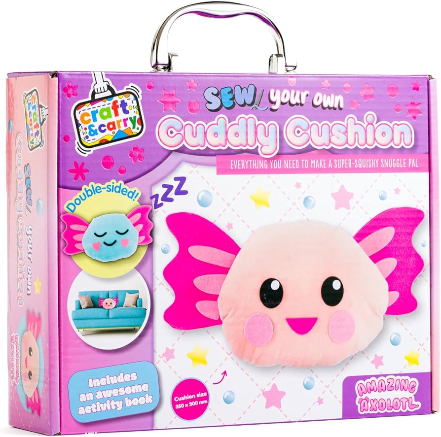 Craft & Carry: Sew Your Own Cuddly Cushion Amazing Axolotl