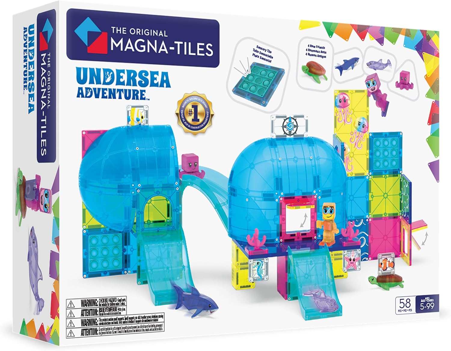 The Original Magna-Tiles Undersea Adventure 58pcs