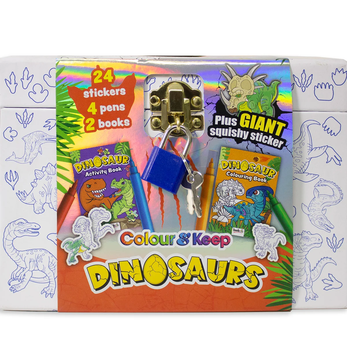 Colour & Keep: Dinosaurs