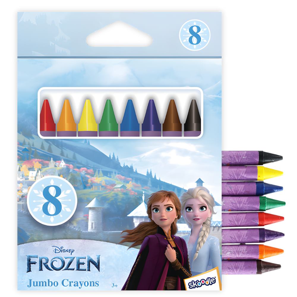 Skoodle: Disney Frozen 8 Jumbo Crayons