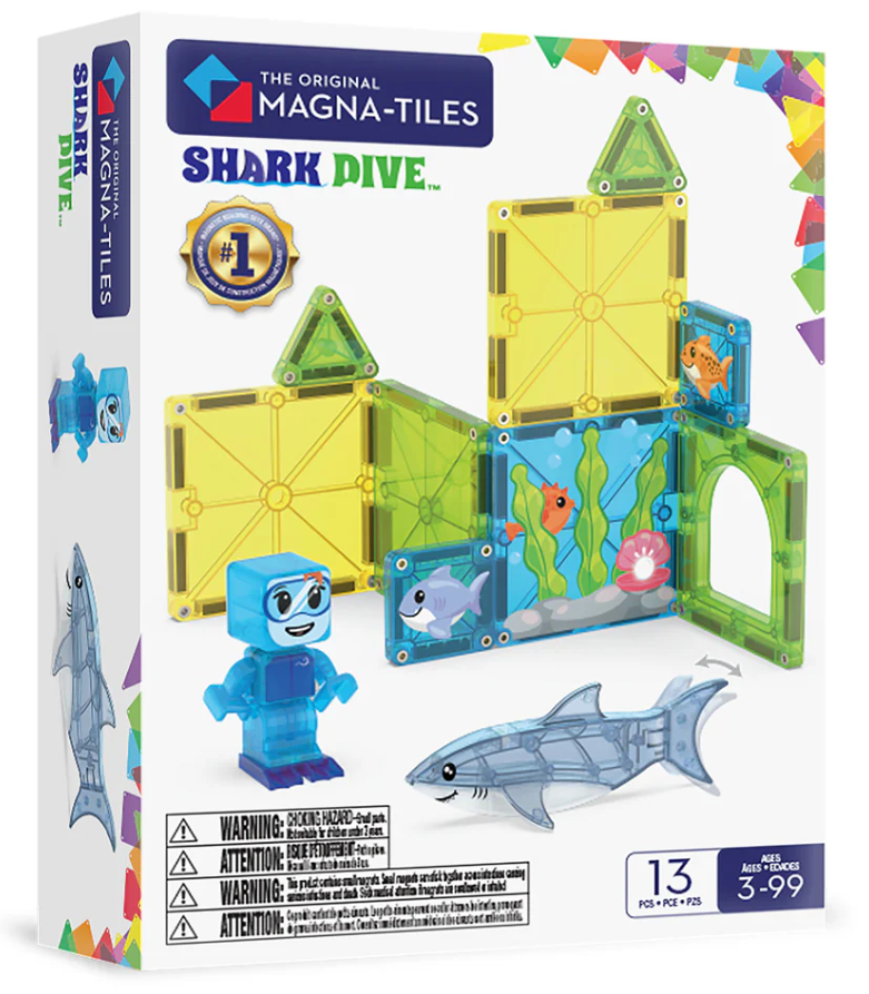 The Original Magna-Tiles Shark Dive 13 pcs